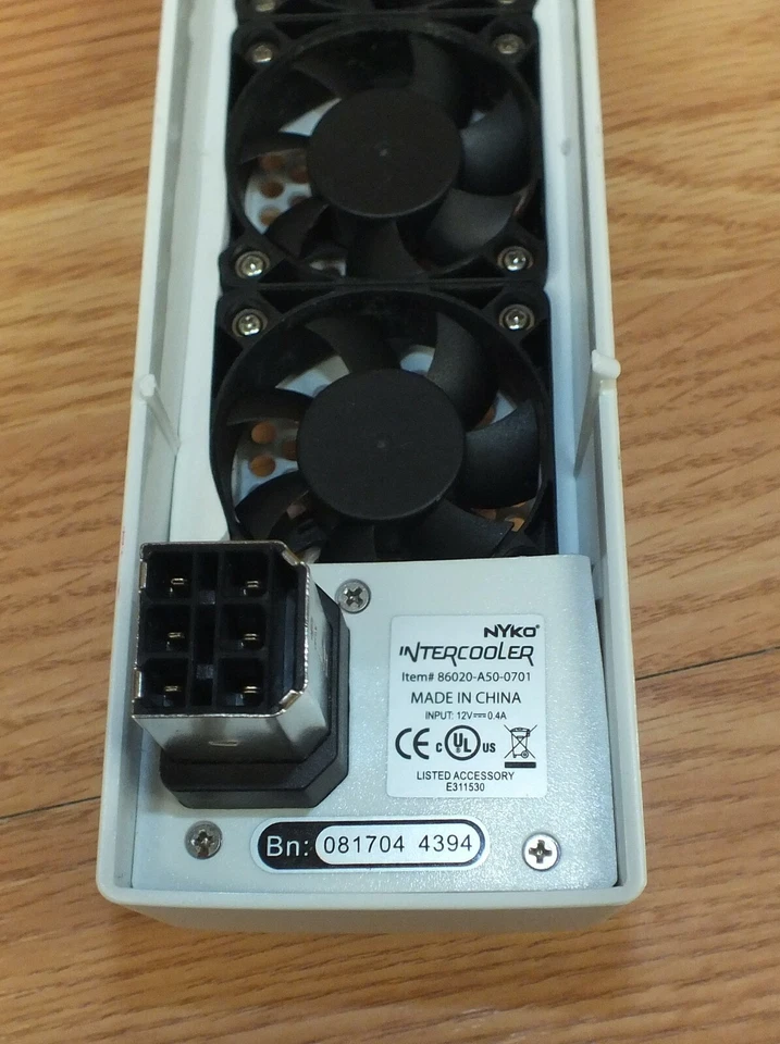 Genuine Nyko (86020-A50-0701) Intercooler Cooling Fan For Xbox 360 **READ** - Image 3 of 4