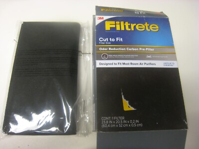3M Filtrete Cut to Fit Odor Defense Reduction Carbon Pre-Filter Universal