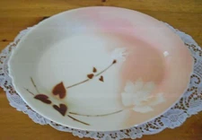 Vintage Syracuse China Old Ivory O.P.CO. MADAM BUTTERFLY Airbrush 14" Platter ~