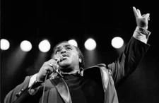 Solomon Burke Performs Live On Stage At Paradiso 1987 Old Music Photo