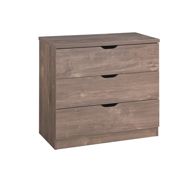 Dwellstudio Mid Century 3 Drawer Dresser French Grey For Sale