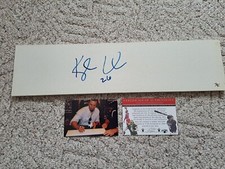 ST. LOUIS CARDINALS RARE KYLE LOHSE 2011 WS CHAMP AUTOGRAPHED PITCHING RUBBER
