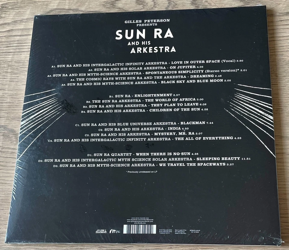 SUN RA & HIS ARKESTRA TO THOSE OF EARTH 2-LP STRUT (2015) SEALED MINT JAZZ AVANT - Image 3 of 4