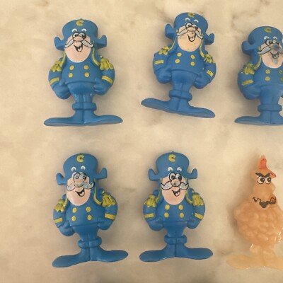 mr.children ガチャ　コンプ　レア 1986 CAPTAIN CRUNCH CEREAL PREMIUM FIGURES SOGGY SOGMASTER Glow In