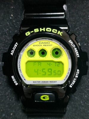 CASIO G-SHOCK DW-6900RCS-1JF Crazy Colors Chrono Digital Men Watch