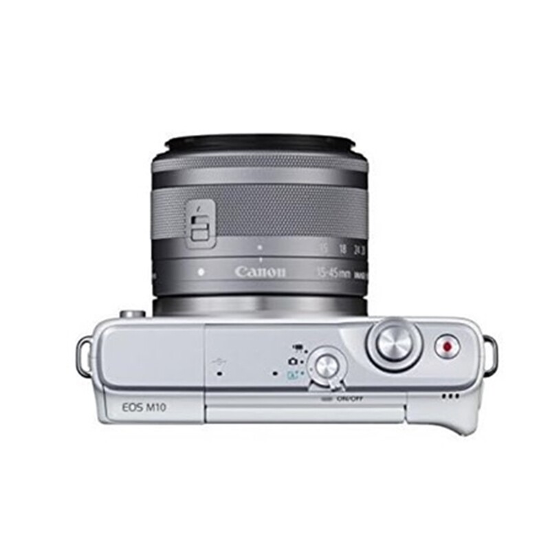 Canon EOS M10 18.0MP Digital Camera - White (Kit w/ EF-M 15