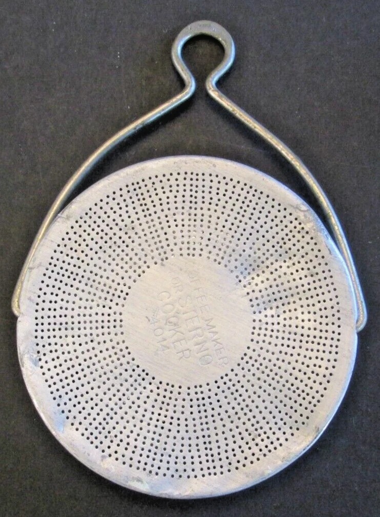 Vintage S. Sternau Ground Coffee Strainer New York Kitchen Utensil