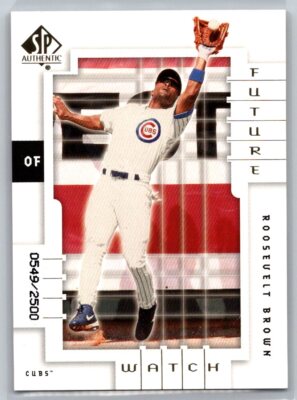 2000  SP Authentic #128 Roosevelt Brown 0549/2500
