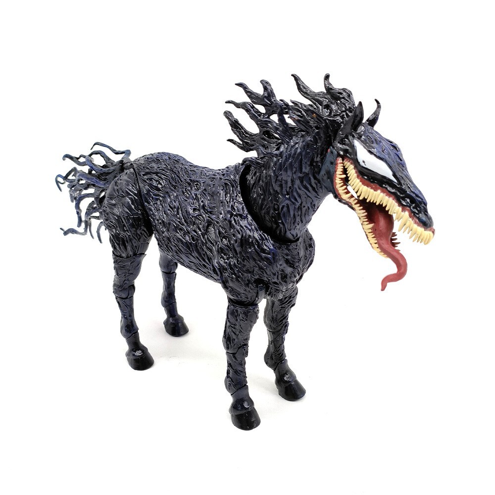 Venom 馬フィギュア 黒色 約30cm Marvel Venom 3: The Last Dance Venom Horse Action Figure Model