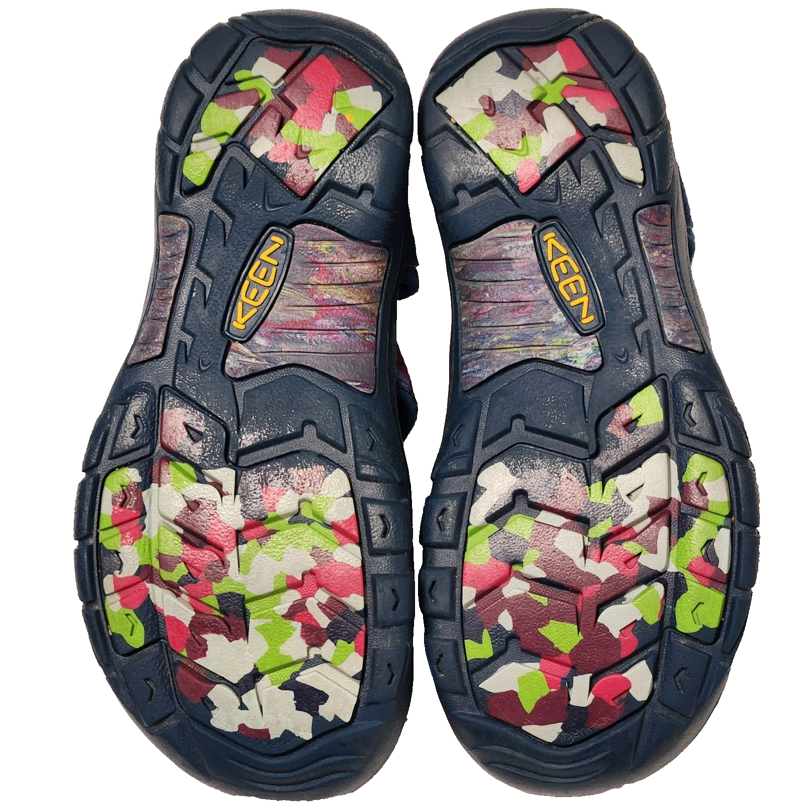 Scarpe da acqua Keen Newport H2 sandali da trekking arcobaleno tie dye grandi bambini taglia 4