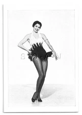 Original Semi Nude Artistic Pinup Photo Image- French- European- Legs- Stocking