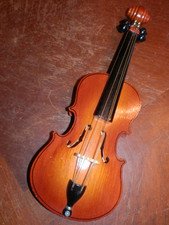 Vintage Miniature 13" Violin Bass Cello wood Decoration