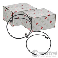 2X NK ABS-SENSOR Raddrehzahl Hinten Li+Re Passend FüR Mitsubishi Galloper Pajero