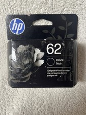 Genuine HP 62 Black Ink Cartridge 200 pages C2P04AN Original Exp - 011/27