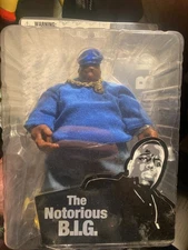 Mezco Notorious B.I.G. Action Figure Rap Stars Microphone & Chain Hop Hop. j9