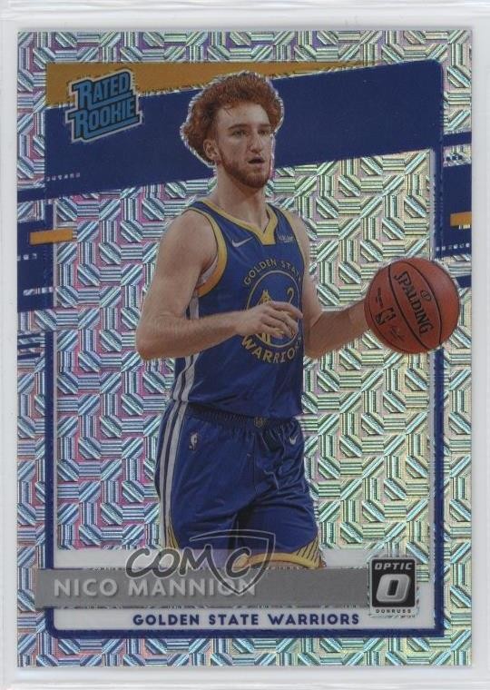 2020-21 Panini Donruss Optic Rated Rookie Choice Prizm Nico Mannion #190 1ib5