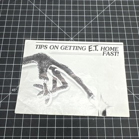 E.T. The Extra-Terrestrial Atari 2600 w/ Insert
