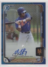 2015 Bowman Chrome Prospects Blue Refractor /150 Milton Ramos #BCAP-MRA Auto s3g