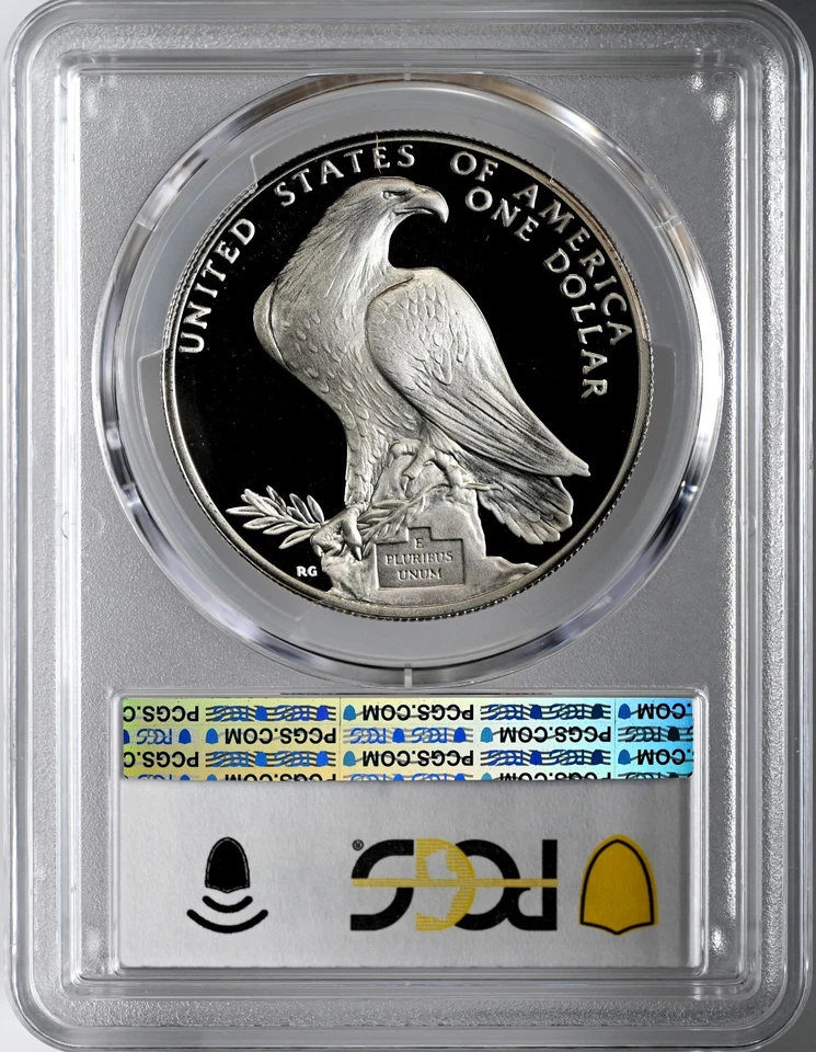 1984-S  $1 OLYMPIC PROOF SILVER DOLLAR COMMEMORATIVE PCGS PR70 DCAM #49028590 - Image 4 of 4