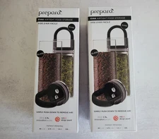 PREPARA Evak Airtight food Storage - Set 2- Classic Glass Food Storage, 46 OZ