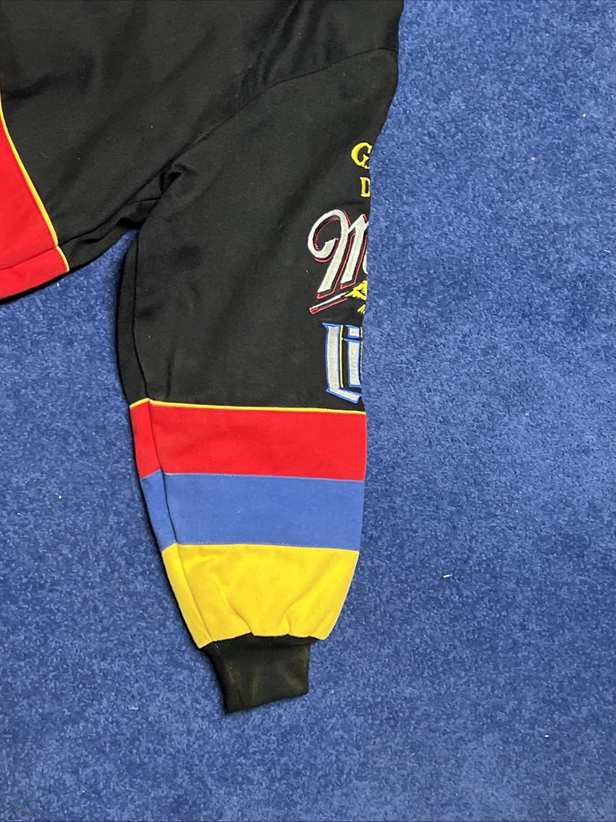 Vintage Nascar Miller Genuine Draft Rusty Wallace Jacket Jeff Hamilton ...