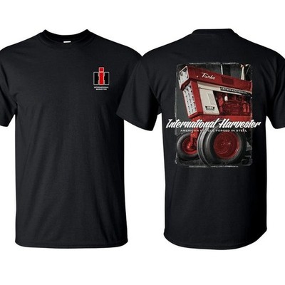 International Harvester Turbo Farm Tractor Mens T-Shirt Tractor Agriculture Cott