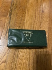 Vintage Cavalier Guardsman Leather Shoe Shine Kit Polishing - With Brushes 