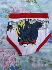 Vintage 1997 Batman Boys Briefs Underwear Size 6 Fruit of the Loom USA Made