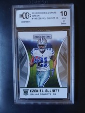 2016 Panini Rookies & Stars - Rookies One Star Ezekiel Elliott #186 Green (RC)