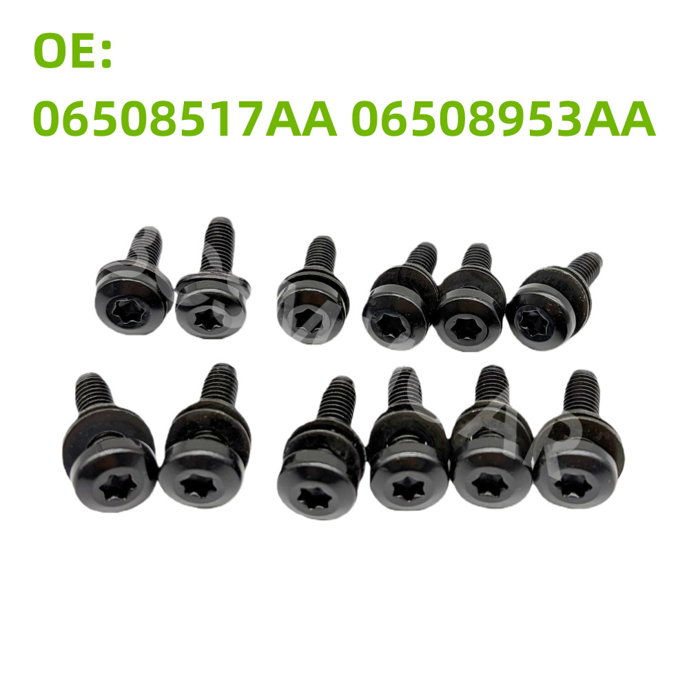 Fit For 2007-2017 Jeep Wrangler JK Windshield Frame & Hinge Torx Screws 12PCS