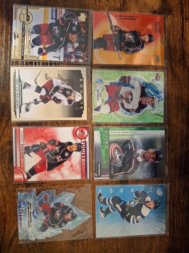 Columbus Blue Jackets Lot Of 8 Rookie Cards As Pictured **Combine Ship **