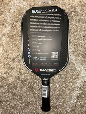 Gearbox GX2 Power Elongated 16mm Pickleball Paddle 1PGX2P1-1 - for