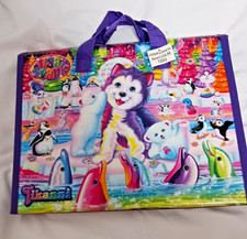 Lisa Frank TIKANNI HUSKY Trifold Portfolio Storage Case Folder New Case only