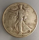 1944 Walking Liberty Silver Half Dollar | Philadelphia | Choice VF