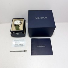 2025 Panerai Luminor Base Logo PAM01087 44MM White Dial Stainless Steel Box B/p 2