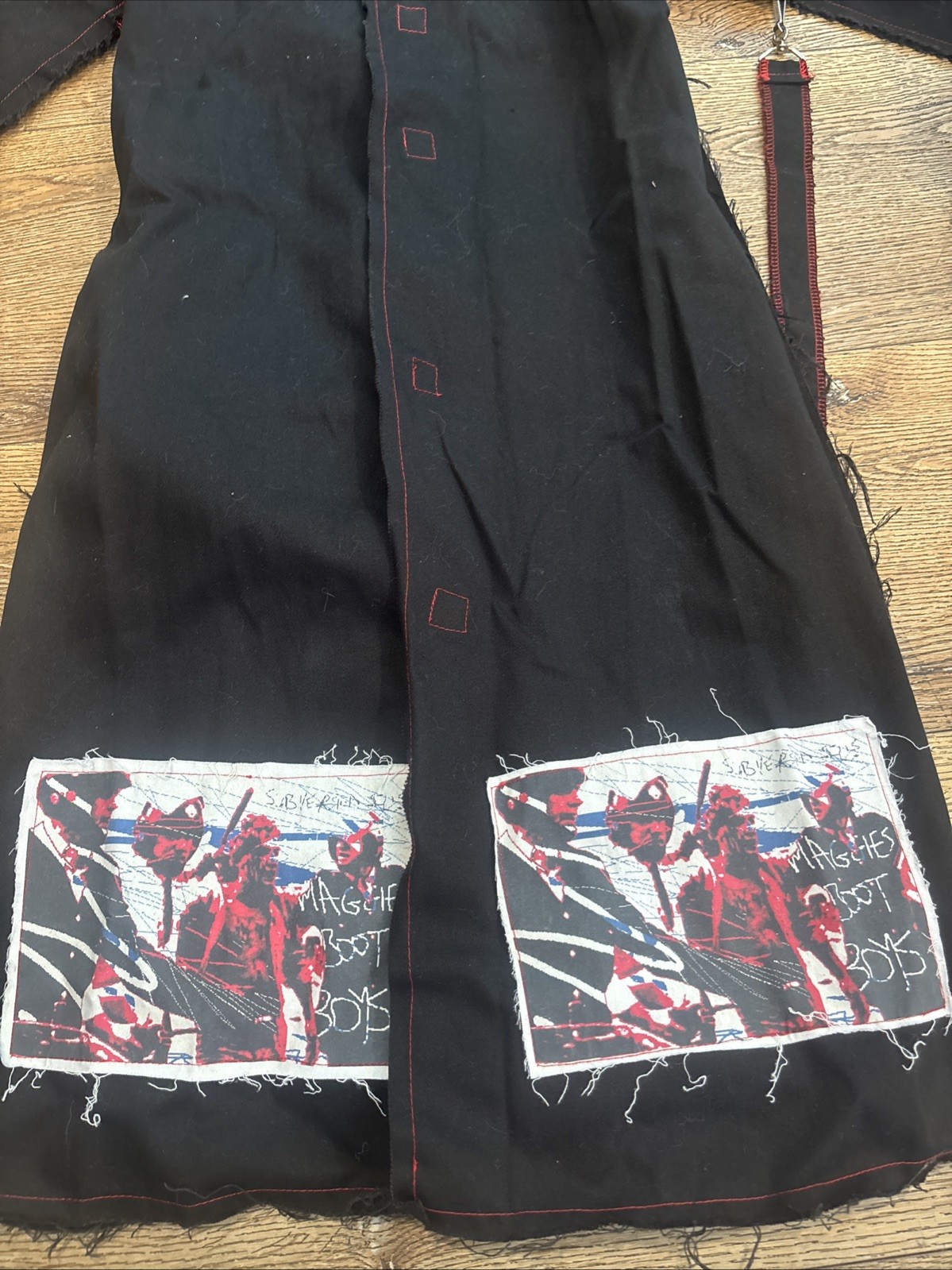 Cultural Treachery By Stephen Prince Rare Goth Dress Size S Bondage Very Rare image 3