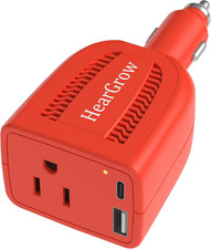 100W Car Power Inverter 12V DC to 110V AC Adapter USB-A Type-C PD QC Fast Charge