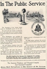Magazine Ad - 1909 - AT&T / Bell System - In The Public Service