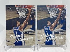 2021 Panini Chronicles Luminance - Jalen Johnson RC - Duke - 2 card lot #88