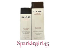 Milbon Restorative Shampoo 6.8 oz and Treatment Set 7.1 oz NEW FRESH 
