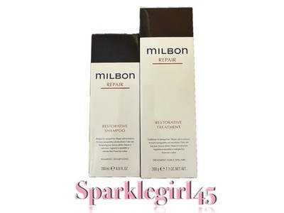 Milbon Restorative  Shampoo (6.8 oz) and Treatment Set (7.1 oz) NEW! FRESH!