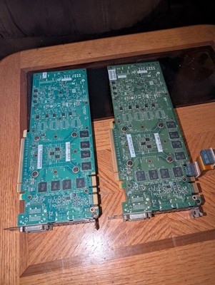 (2) Nvidia Quadro K5200 graphic cards 