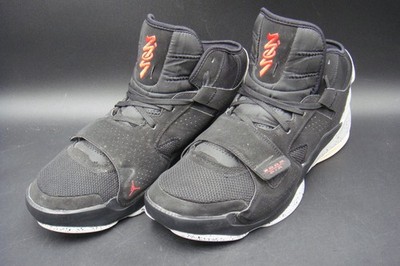 Nike Air Jordan Shoes Mens 14 Zion 2 Black Cement Grey Red DO9161-060 Sneakers