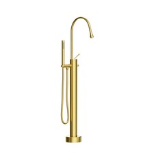 SUPERFLO Freestanding Bathtub Faucet Floor Mounted Tub with Retro Hand Shower