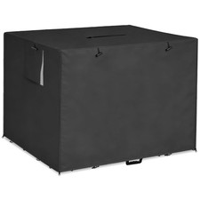 Universal 54" Dog Crate Cover, Heavy Duty Polyester, Black