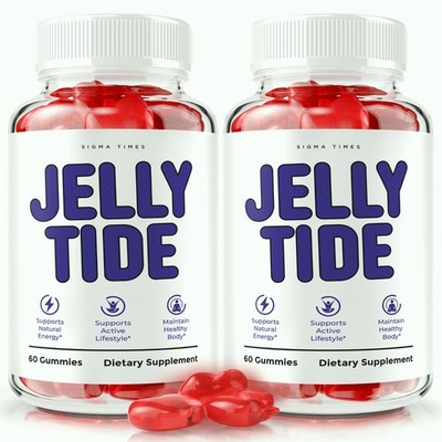 Jelly Tide Gummies, Natural Weight Loss Supplement & Metabolism Support - 2 Pack