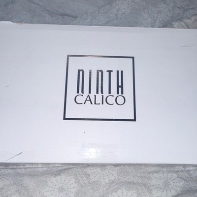 Ninth Calico Champagne Glass Set of 4 Clear Curved Inward Glasses