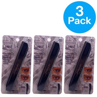 Physicians Formula Mineral Wear Diamond Mascara Black Diamond 0.28 oz 3 Pack