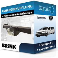 Brink AnhäNgekupplung Starr Passend FüR Peugeot Traveller Bus 04.2016-Jetzt Neu