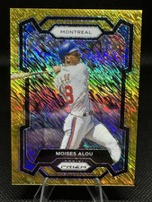 Moises Alou 2024 Panini Prizm Baseball Gold Shimmer Prizm /7 FOTL Expos